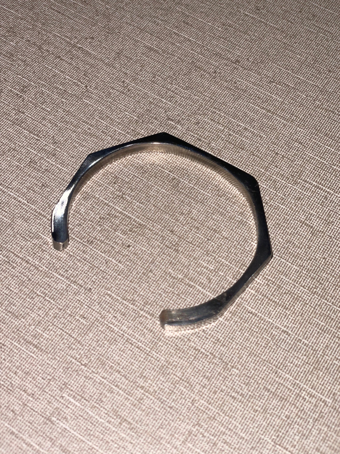 Cuff Bracelet – Minimalist Adjustable Metal Band